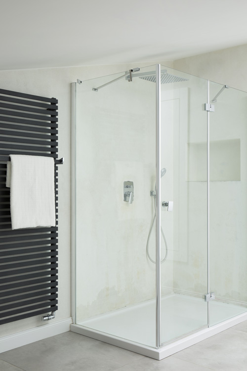 Acrylic shower enclosure